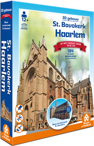 Afbeelding van het spelletje 3D Gebouw - St Bavokerk Haarlem (140 stukjes)