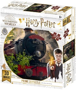 Afbeelding van het spelletje 3D Image Puzzel - Hogwarts Express (500 stukjes)