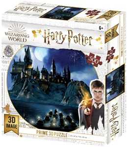 Afbeelding van het spelletje 3D Image Puzzel - Hogwarts (500 stukjes)