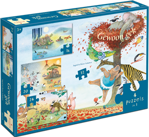 Afbeelding van het spel Gewoon Gek - Ingrid en Dieter Schubert Puzzel