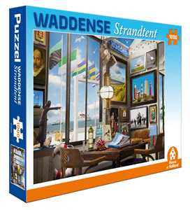 Afbeelding van het spelletje Waddense Strandtent Puzzel (1000 stukjes)