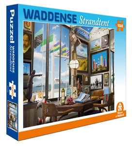 Afbeelding van het spel Waddense Strandtent Puzzel (1000 stukjes)