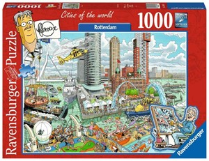 Afbeelding van het spelletje Fleroux - Rotterdam Puzzel (1000 stukjes)