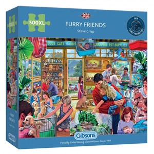 Afbeelding van het spelletje Furry Friends Puzzel (500 XL stukjes)