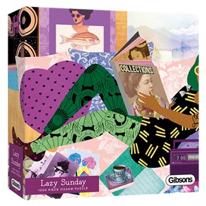 Afbeelding van het spelletje Lazy Sunday Puzzel (1000 stukjes)