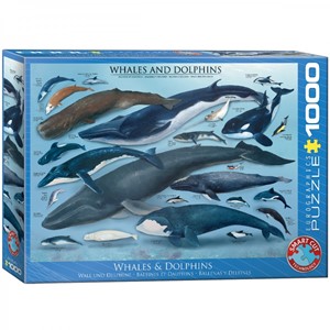 Afbeelding van het spelletje Whales & Dolphins Puzzel (1000 stukjes)