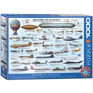 Afbeelding van het spelletje History of Aviation Puzzel (1000 stukjes)