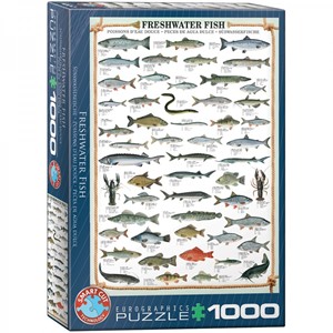 Afbeelding van het spelletje Freshwater Fish Puzzel (1000 stukjes)