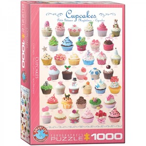 Afbeelding van het spelletje Cupcakes Puzzel (1000 stukjes)