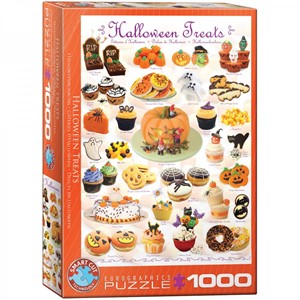 Afbeelding van het spelletje Halloween Treats Puzzel (1000 stukjes)