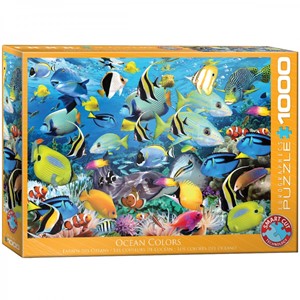Thumbnail van een extra afbeelding van het spel Ocean Colors Puzzel (1000 stukjes)