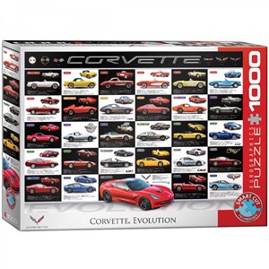 Afbeelding van het spelletje Corvette Evolution Puzzel (1000 stukjes)