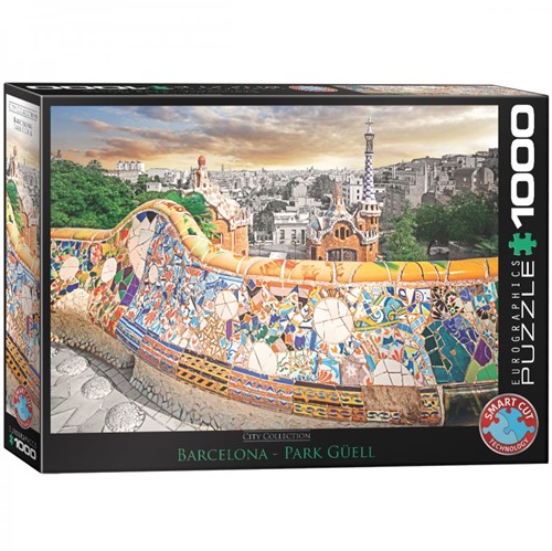 Barcelona Park Gnell Puzzel (1000 stukjes)