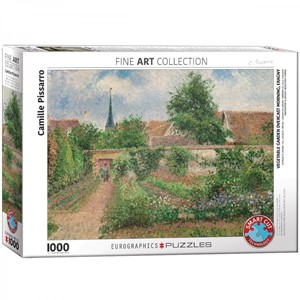 Afbeelding van het spelletje Camille Pissarro - Vegetable Garden Overcast Puzzel (1000 stukjes)