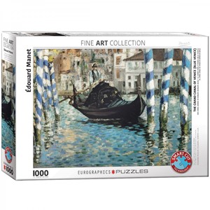 Afbeelding van het spelletje Edouard Manet - The Grand Canal of Venice Puzzel (1000 stukjes)