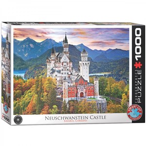 Thumbnail van een extra afbeelding van het spel Neuschwanstein Castle Germany Puzzel (1000 stukjes)