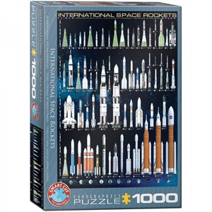 Afbeelding van het spelletje International Space Rockets Puzzel (1000 stukjes)
