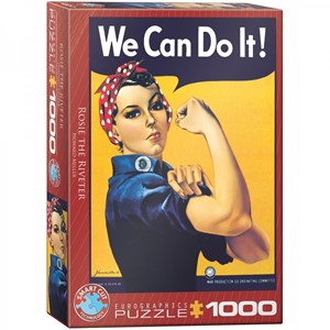 Afbeelding van het spelletje Rosie the Riveter Puzzel (1000 stukjes)