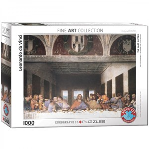 Afbeelding van het spelletje Leonardo da Vinci - The Last Supper Puzzel (1000 stukjes)