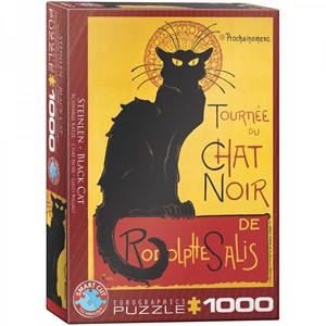 Afbeelding van het spelletje Chat Noir Puzzel (1000 stukjes)