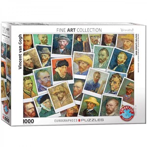 Afbeelding van het spelletje Van Gogh Selfies Puzzel (1000 stukjes)