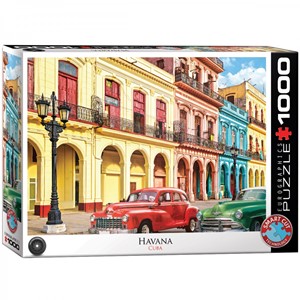 Afbeelding van het spelletje La Havana Cuba Puzzel (1000 stukjes)