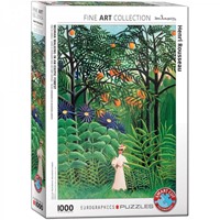Woman in an Exotic Forest - Henri Rousseau Puzzel (1000 stukjes)