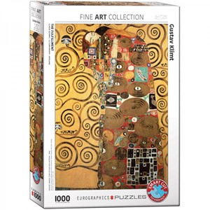 Afbeelding van het spelletje Gustav Klimt - The Fulfillment Puzzel (1000 stukjes)