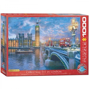 Afbeelding van het spelletje Christmas Eve In London Puzzel (1000 stukjes)