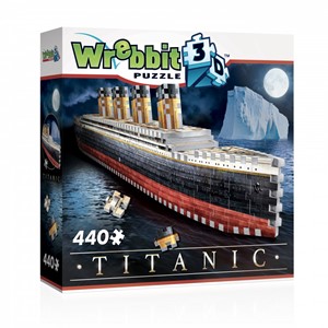 Afbeelding van het spel Wrebbit 3D Puzzel - Titanic (440 stukjes)