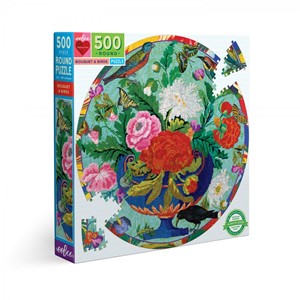 Afbeelding van het spelletje Bouquet and Birds Puzzel (500 stukjes)