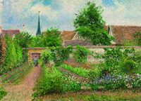 Camille Pissarro - Vegetable Garden Overcast Puzzel (1000 stukjes)-2