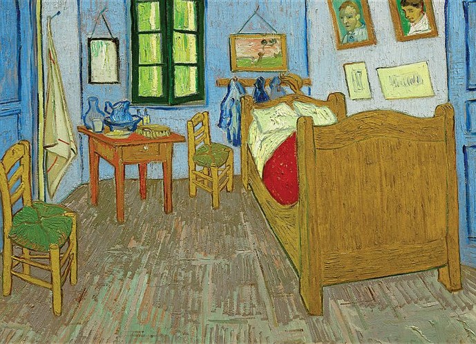Bedroom in Arles - Vincent van Gogh Puzzel (1000 kopen bij