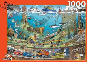 Thumbnail van een extra afbeelding van het spel Onder Water - Danker Jan Puzzel (1000 stukjes)