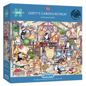 Afbeelding van het spelletje Gerty's Garden Retreat Puzzel (1000 stukjes)