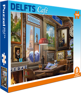 Afbeelding van het spelletje Delfts Café Puzzel (1000 stukjes)