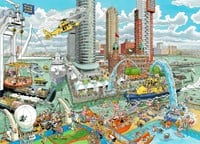 Fleroux - Rotterdam Puzzel (1000 stukjes)-2