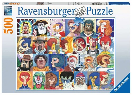 Lettertypes Puzzel (500 stukjes)