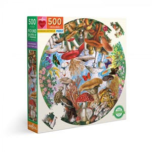 Afbeelding van het spelletje Mushrooms and Butterflies Puzzel (500 stukjes)