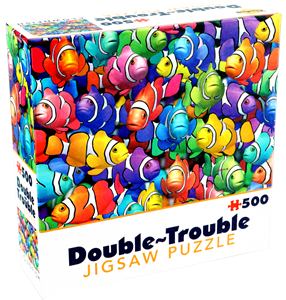 Afbeelding van het spelletje Double-Trouble Puzzel - Clownfish (500 stukjes)