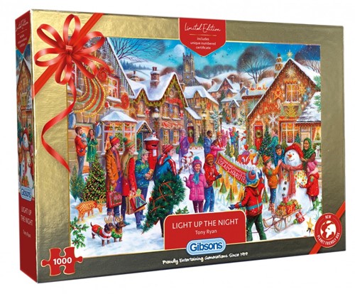 Christmas Limited Edition - Light Up The Night Puzzel (1000 stukjes) (doos beschadigd)