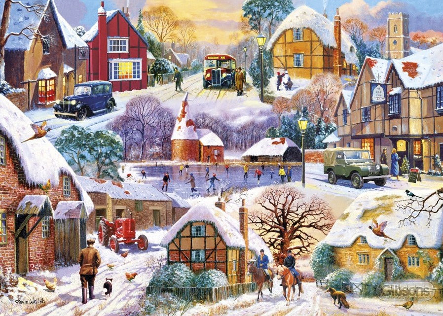 Hertogin veteraan Laboratorium Winter Cottage Puzzel (1000 stukjes) - kopen bij Spellenrijk.nl