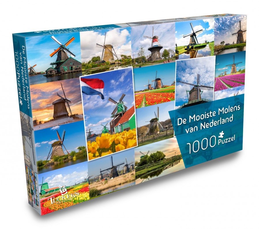 Poëzie annuleren kijken De Mooiste Molens van Nederland Puzzel (1000 stukjes) - kopen bij  Spellenrijk.nl