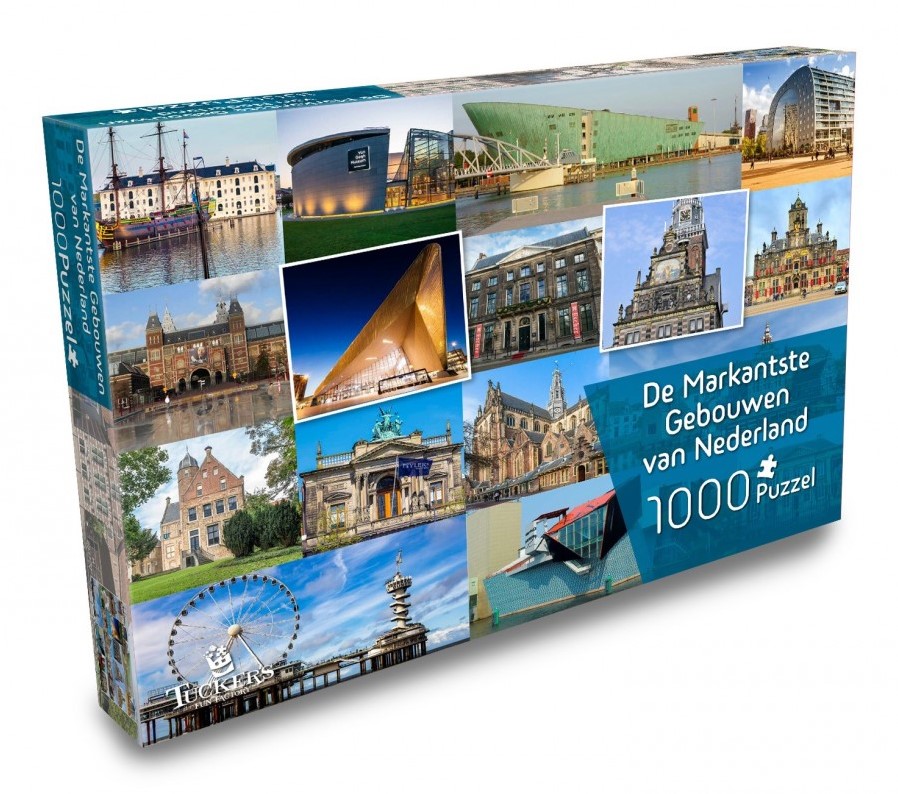 september kogel Beïnvloeden De Markantste Gebouwen van Nederland Puzzel (1000 stukjes) - kopen bij  Spellenrijk.nl