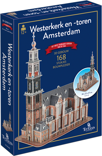 3D Gebouw - Westerkerk Amsterdam (168 stukjes)