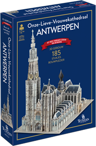3D Gebouw Onze Lieve Vrouwekathedraal Antwerpen Puzzel 185 stukjes