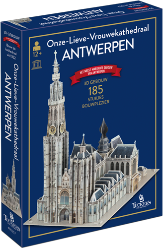 3D Gebouw - Onze-Lieve-Vrouwekathedraal Antwerpen Puzzel (185 stukjes)