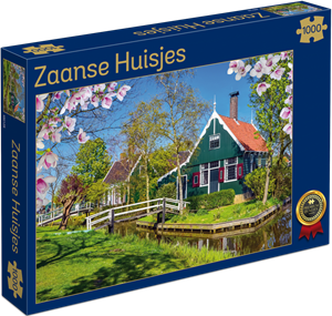 Thumbnail van een extra afbeelding van het spel Zaanse Huisjes Puzzel (1000 stukjes)