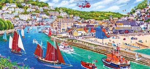 Looe Harbour Puzzel (636 stukjes)-2
