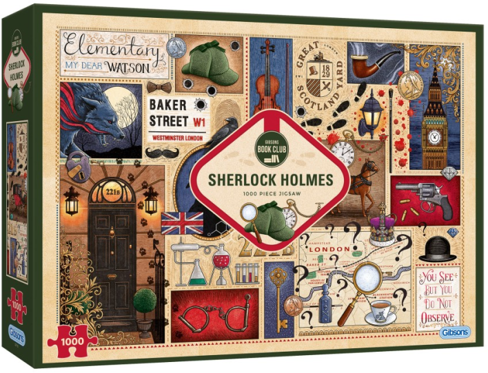 Armstrong eend bijgeloof Book Club - Sherlock Holmes Puzzel (1000 stukjes) - kopen bij Spellenrijk.nl
